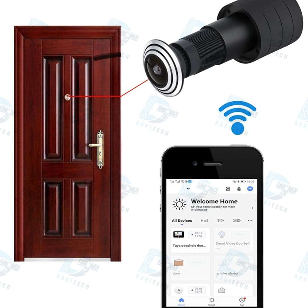 دوربین چشمی درب هوشمند WiFi مدل V380 — تصویر ۱۰