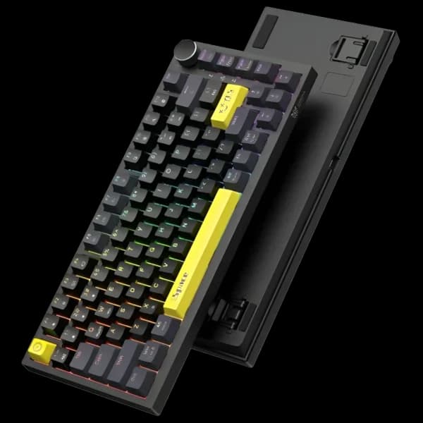 کیبورد گیمینگ مکانیکال RGB اونیکوما مدل Onikuma G52 new مشکی — تصویر ۱۰