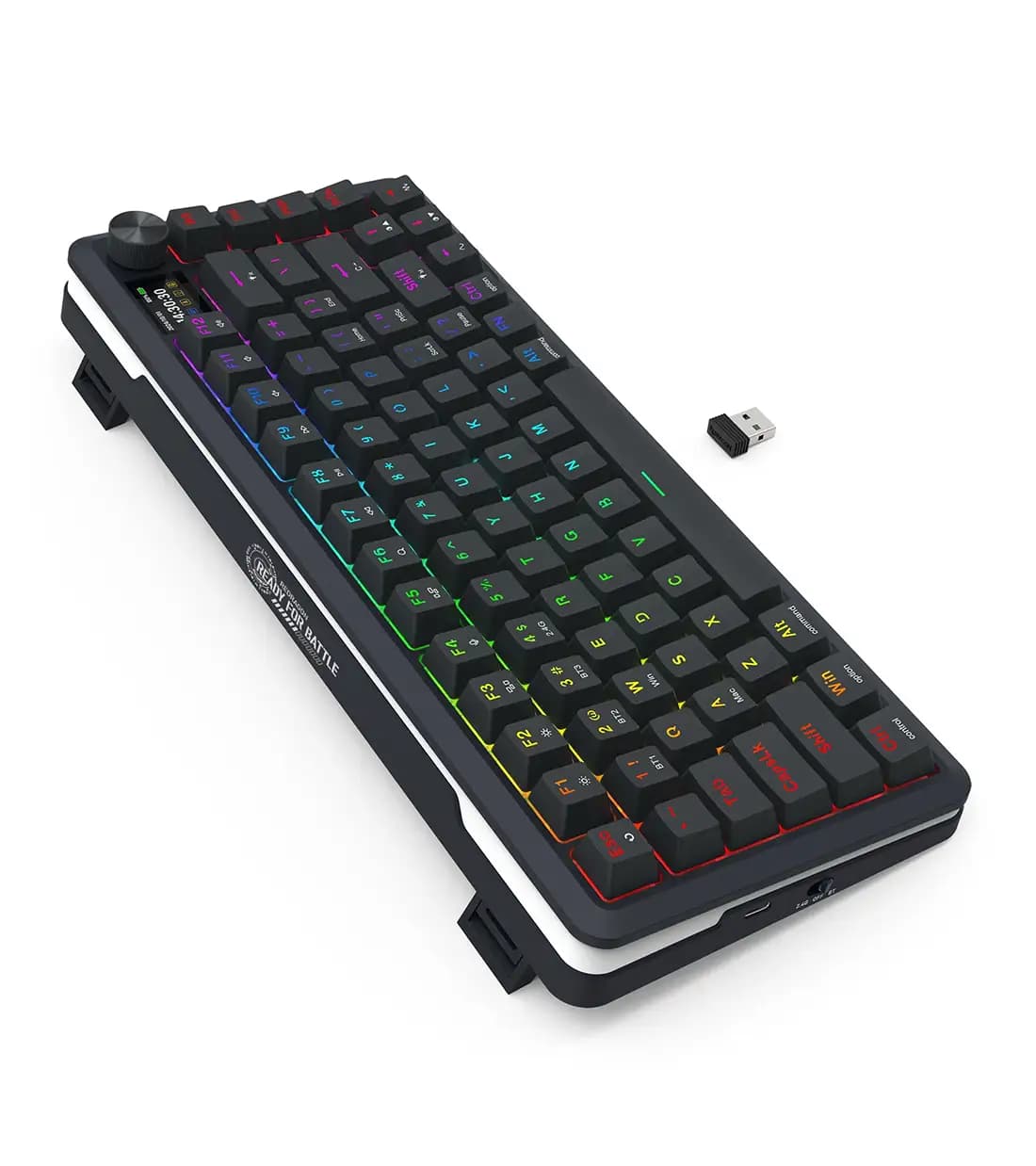 کیبورد بی سیم/باسیم گیمینگ ردراگون K708 PRO Black RGB — تصویر ۲