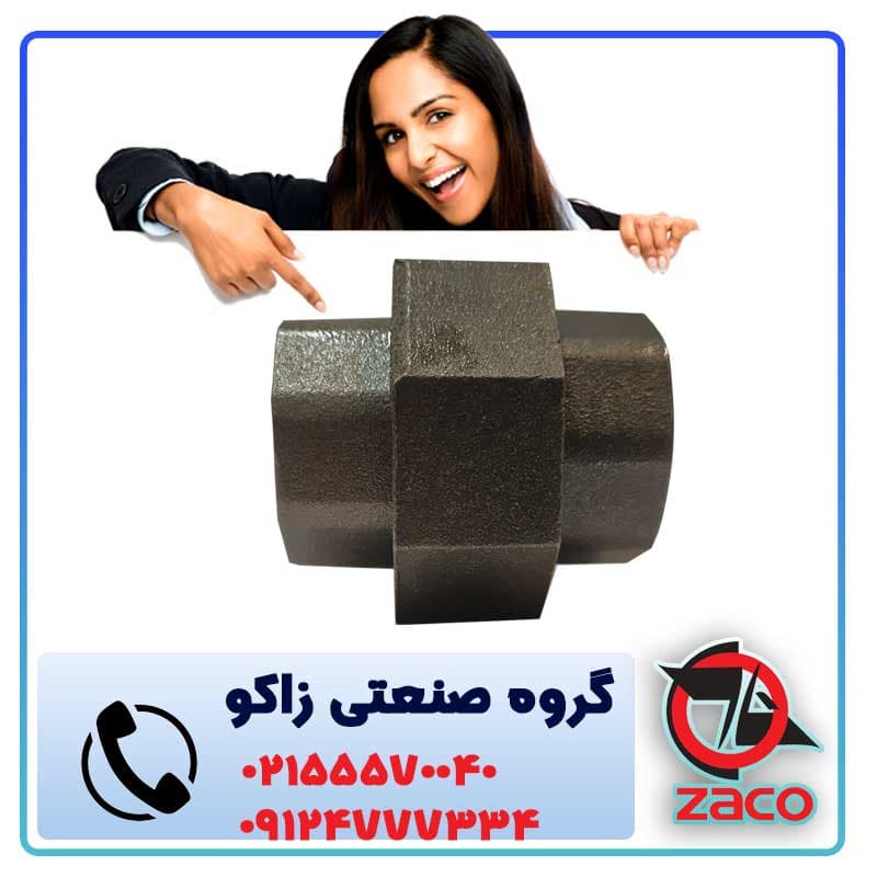 مهره ماسوره سیاه سایز 2 زنگوله دار و یا 1/2 اینچ — تصویر ۲