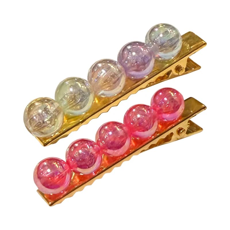 گیره مو انبری توپ رنگی