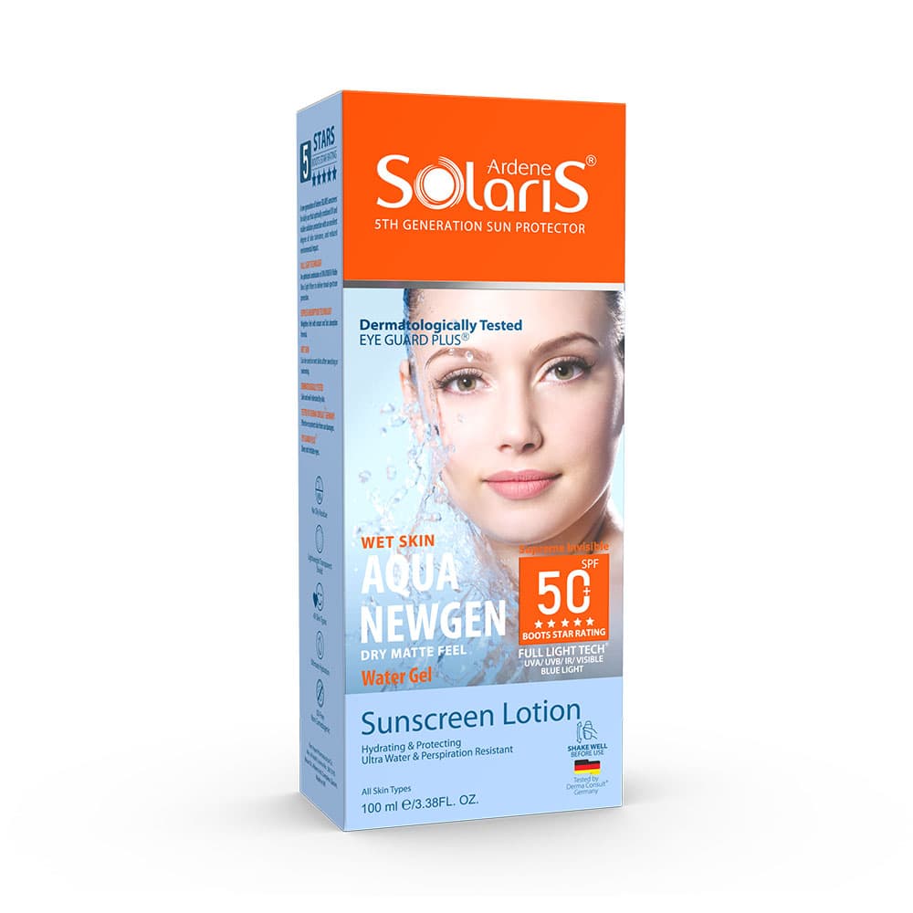 لوسیون ضد آفتاب آردن مدل Aqua Newgen با +SPF50 مناسب انواع پوست حجم 100 میلی لیتر — تصویر ۵
