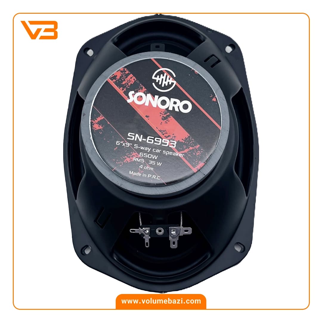 اسپیکر خودرو SONORO مدل SN-6993 – دو عددی — تصویر ۴