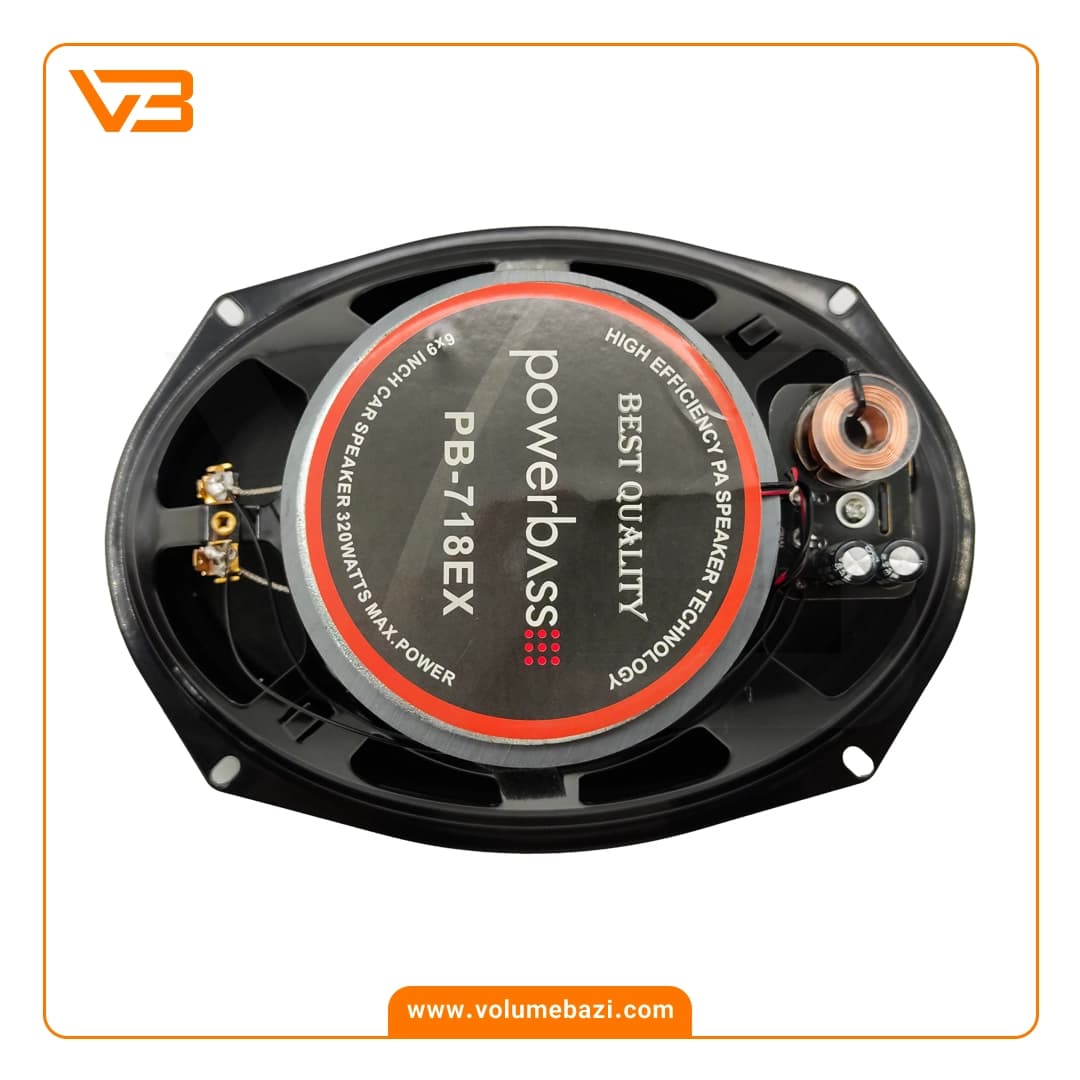 اسپیکر خودرو پاور بیس مدل PB-718EX — تصویر ۱۰