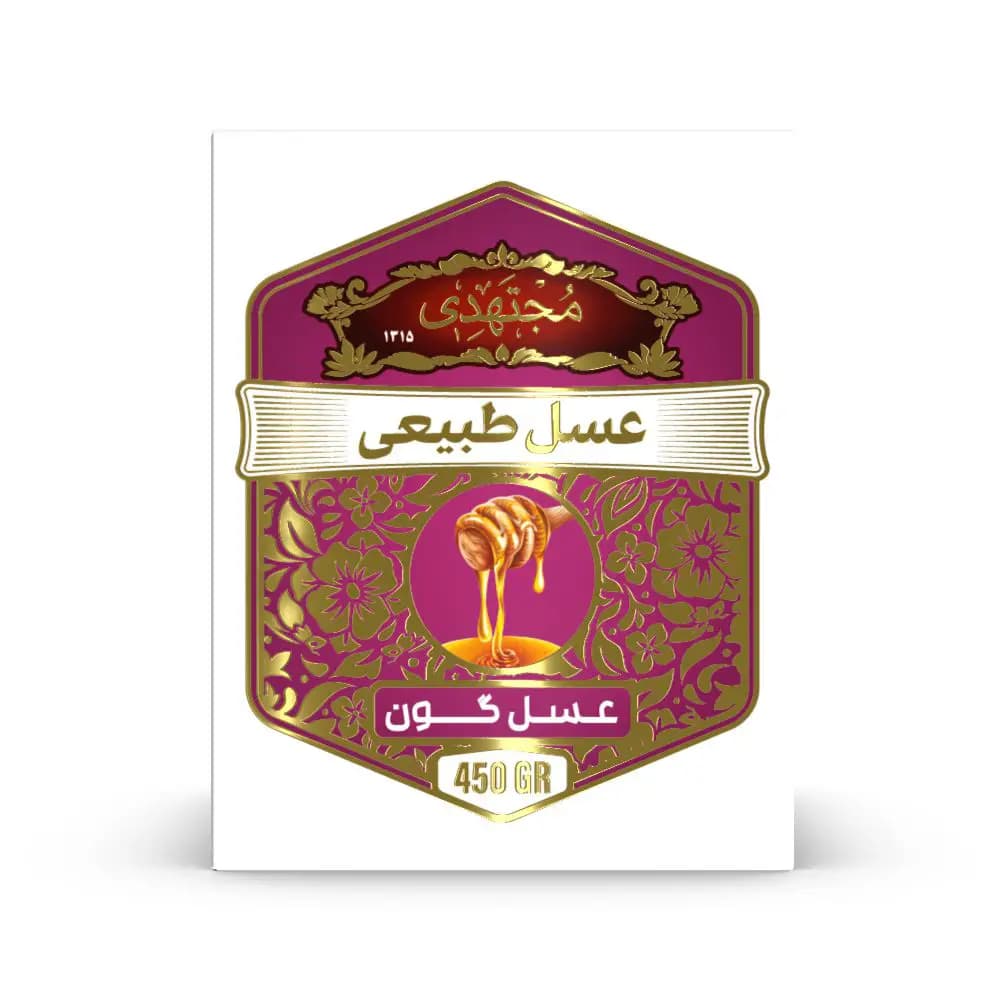 عسل گون ممتاز 450 گرمی مجتهدی