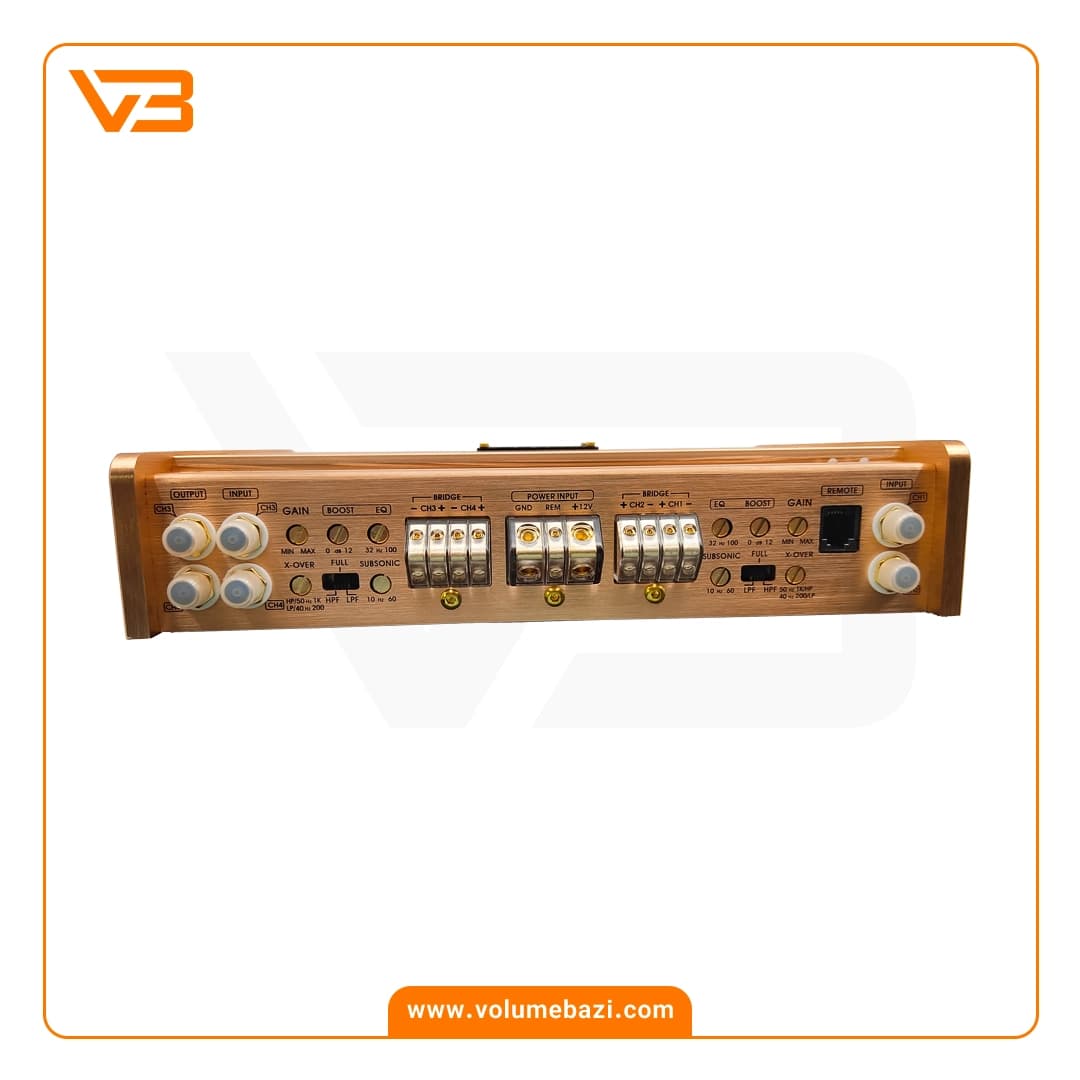آمپلی فایر 4 کانال مسیو مدل MS-4080.4V — تصویر ۸