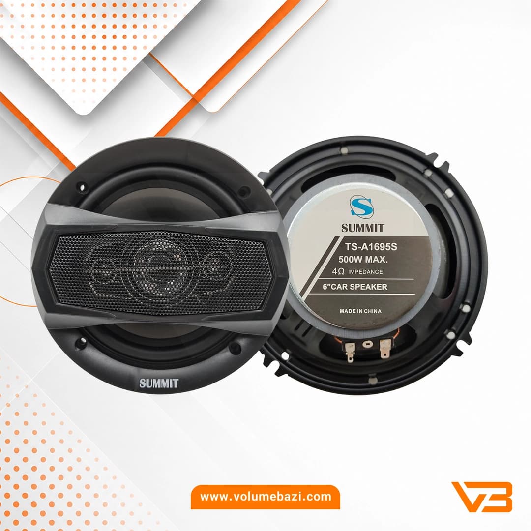 اسپیکر خودرو سامیت مدل TS-A1695S سایز 6.5 اینچ – بسته دو عددی — تصویر ۷