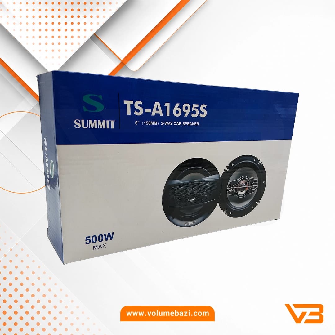 اسپیکر خودرو سامیت مدل TS-A1695S سایز 6.5 اینچ – بسته دو عددی — تصویر ۲
