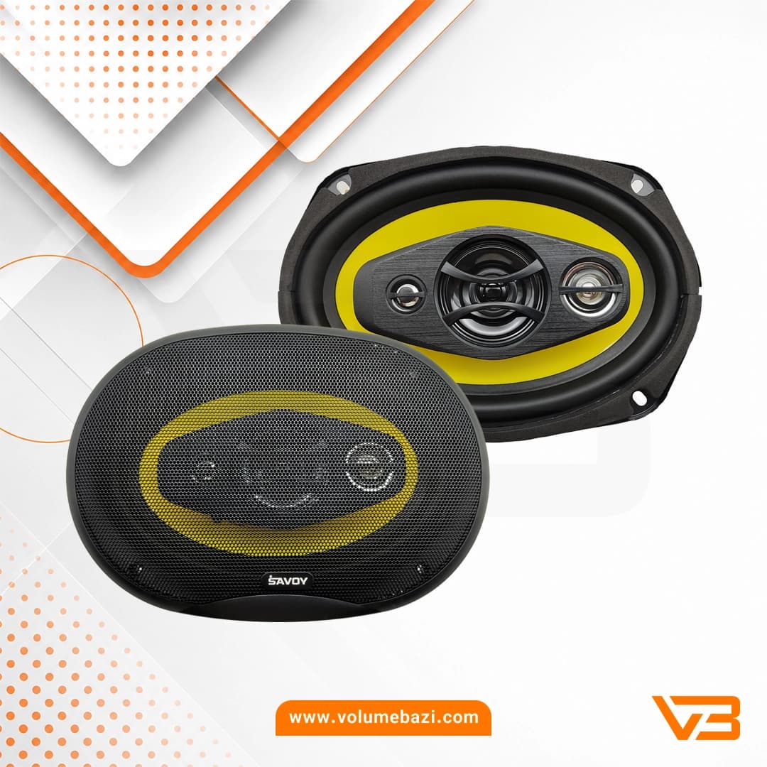 اسپیکر خودرو ساووی مدل SV-6980 سایز 9×6 اینچ – بسته دو عددی — تصویر ۷