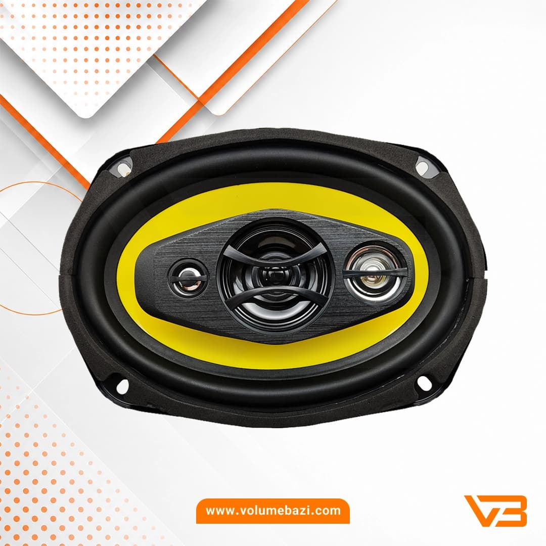 اسپیکر خودرو ساووی مدل SV-6980 سایز 9×6 اینچ – بسته دو عددی — تصویر ۳