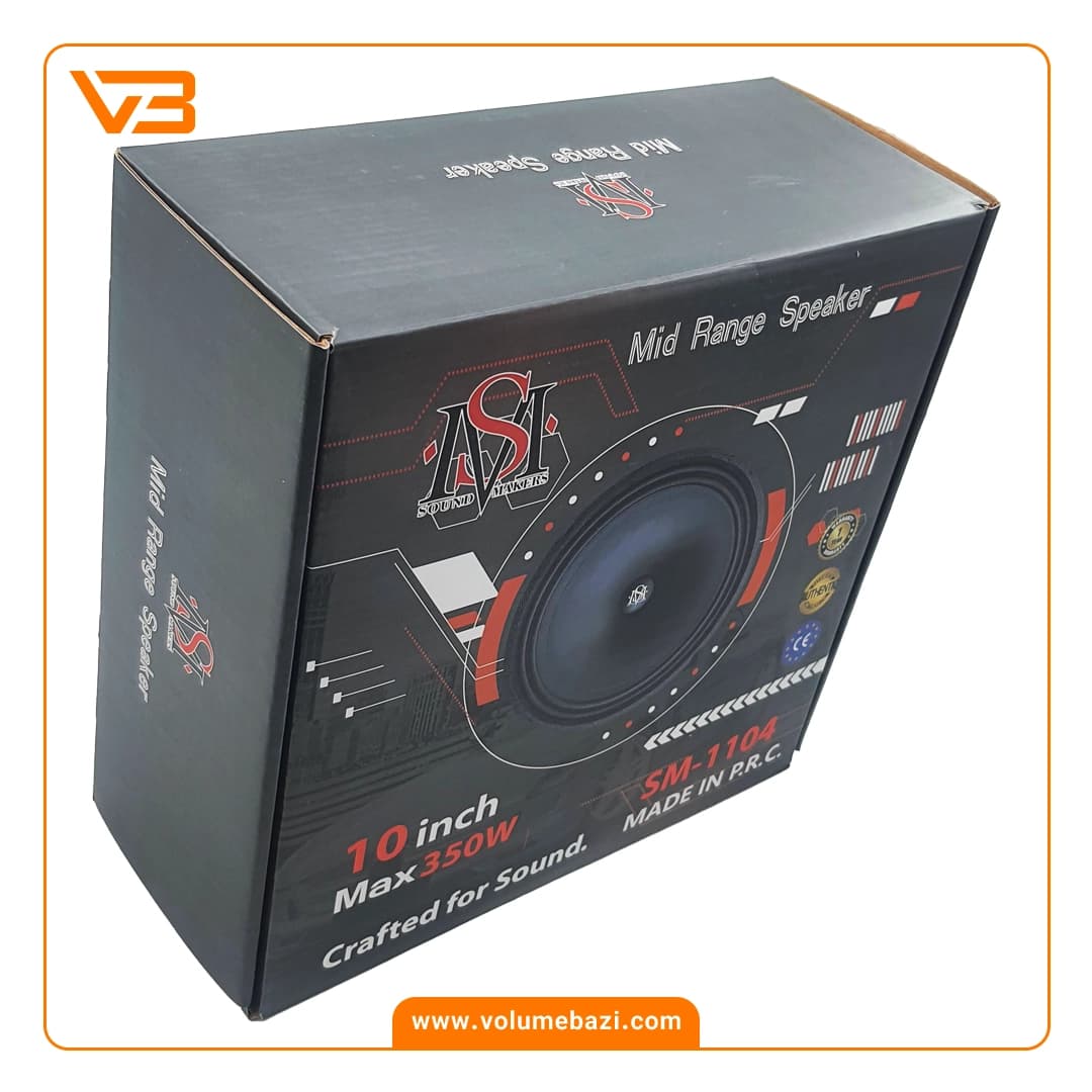 میدرنج 10 اینچ ساند میکرز مدل SM-1104 — تصویر ۴