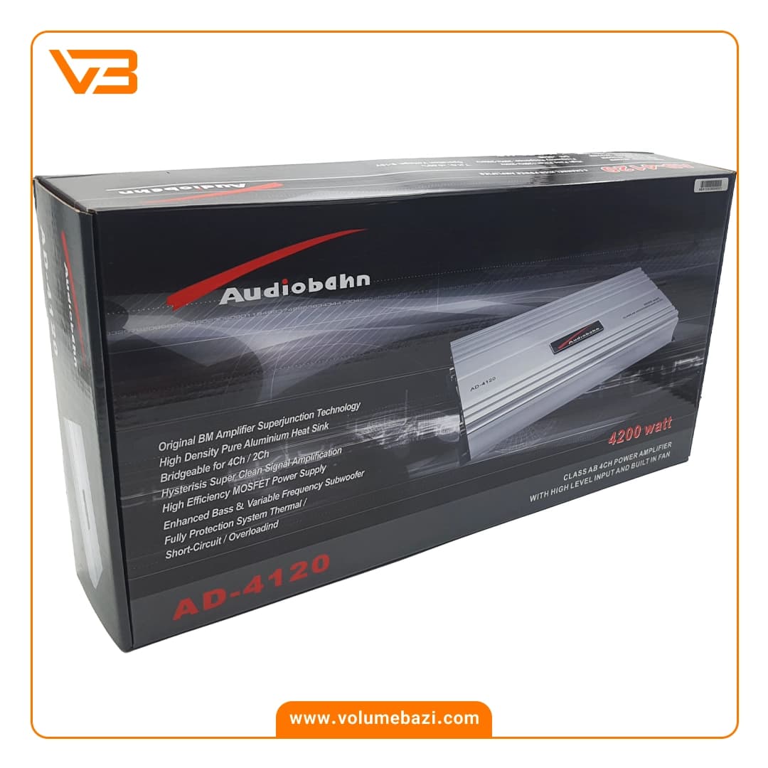 آمپلی فایر 4 کانال آدیو بان مدل AD-4120 — تصویر ۸