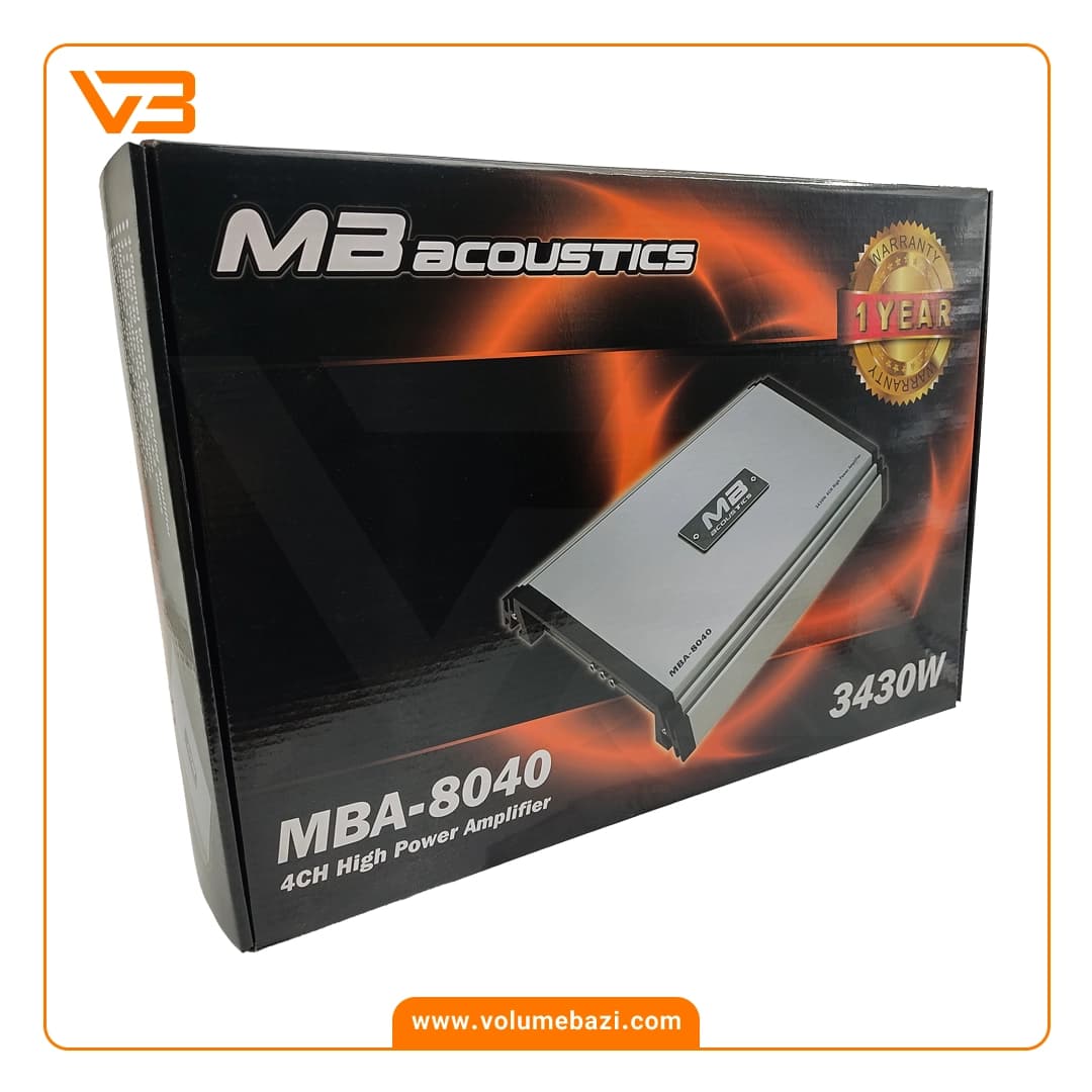 آمپلی فایر ام بی آکوستیکس مدل MBA-8040 — تصویر ۵