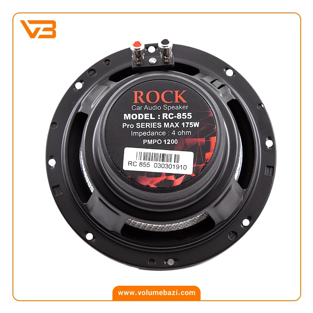 اسپیکر گرد راک مدل RC-855 بسته دو عددی — تصویر ۳