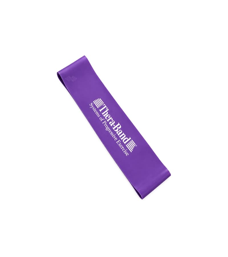 کش مینی لوپ بنفش سخت تراباند Theraband — تصویر ۲