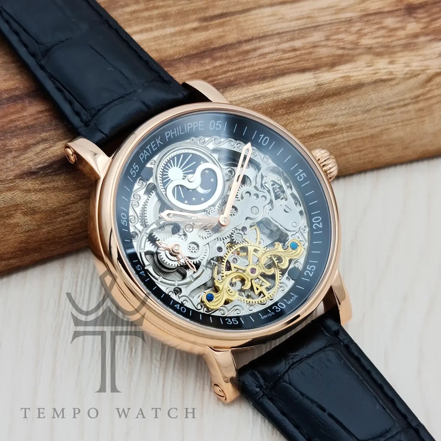 ساعت مچی پتک فیلیپ اتوماتیک مردانه PATEK PHILIPPE کد1 — تصویر ۸