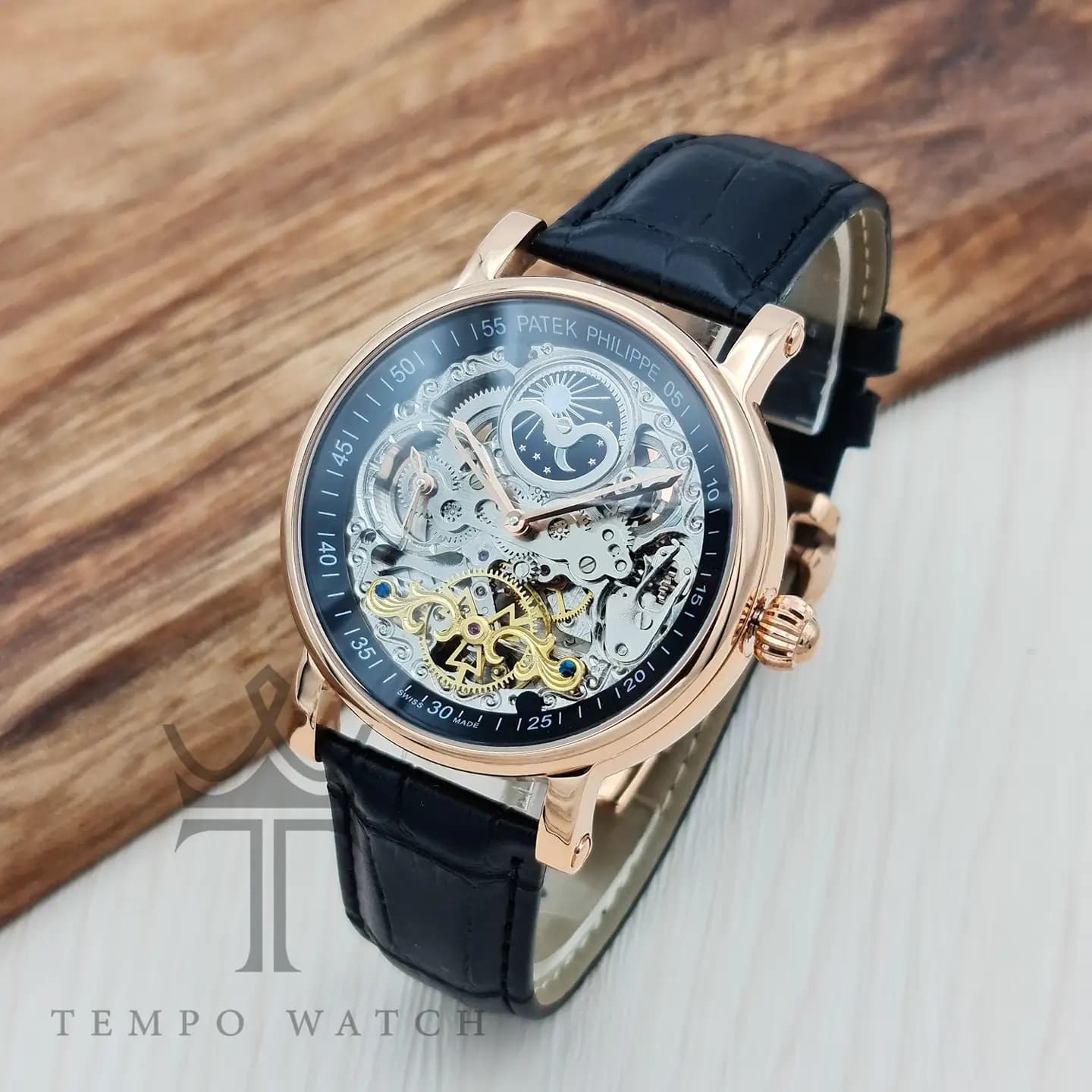 ساعت مچی پتک فیلیپ اتوماتیک مردانه PATEK PHILIPPE کد1 — تصویر ۷