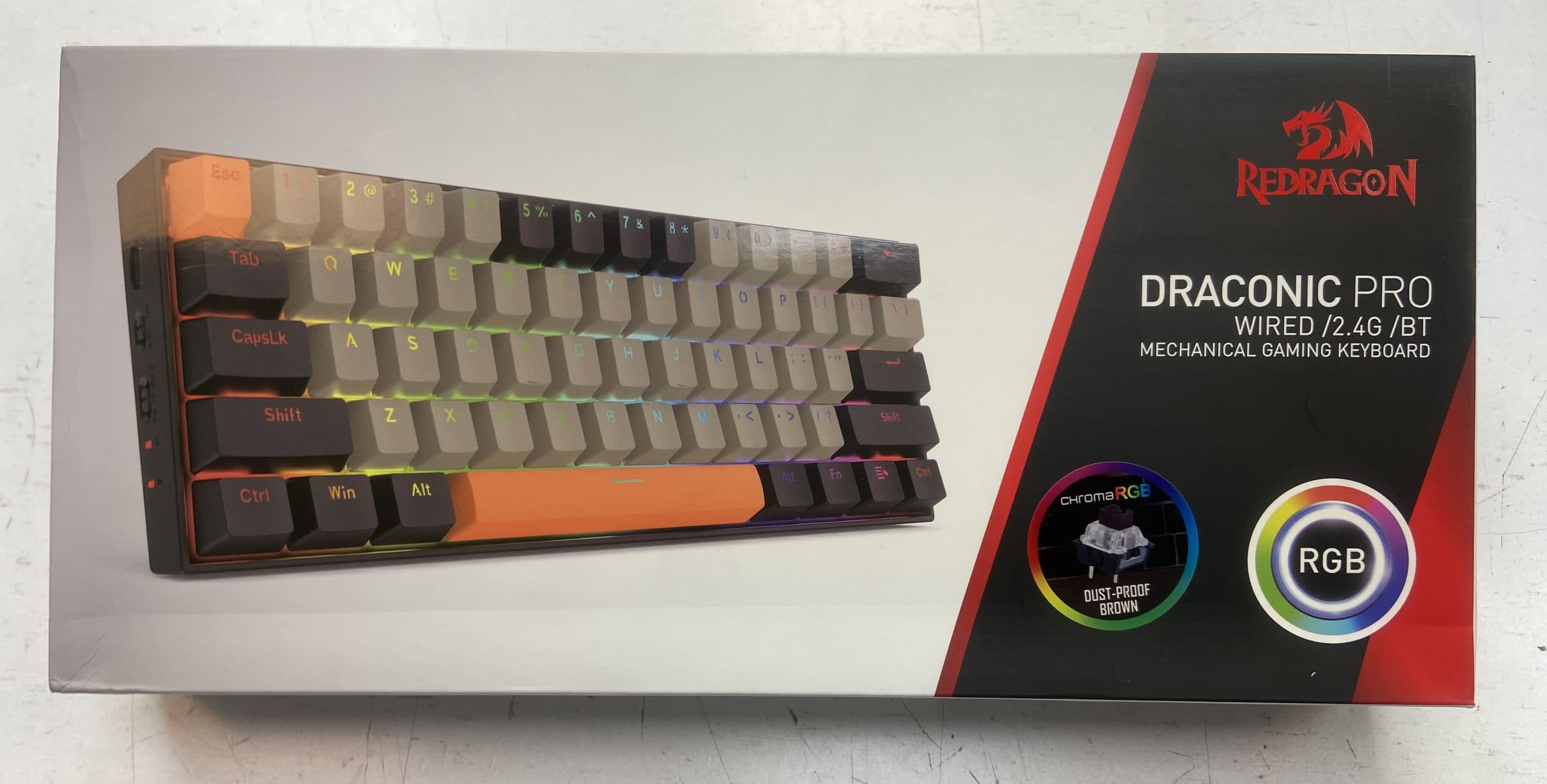 کیبورد گیمینگ ردراگون مدل K530 بی سیم (RGB) REDRAGON pro gaming ( (اصل) — تصویر ۴