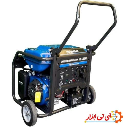 موتور برق 7500 وات هیوندای مدل HG-7556 — تصویر ۶