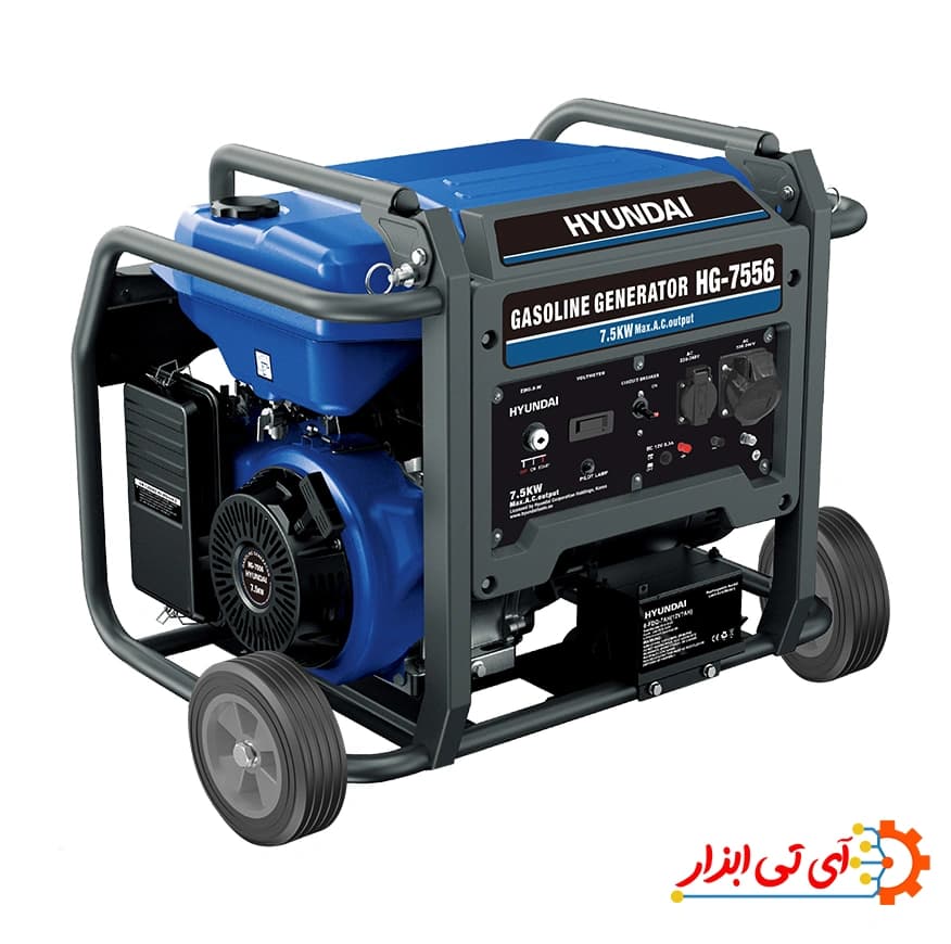 موتور برق 7500 وات هیوندای مدل HG-7556 — تصویر ۴
