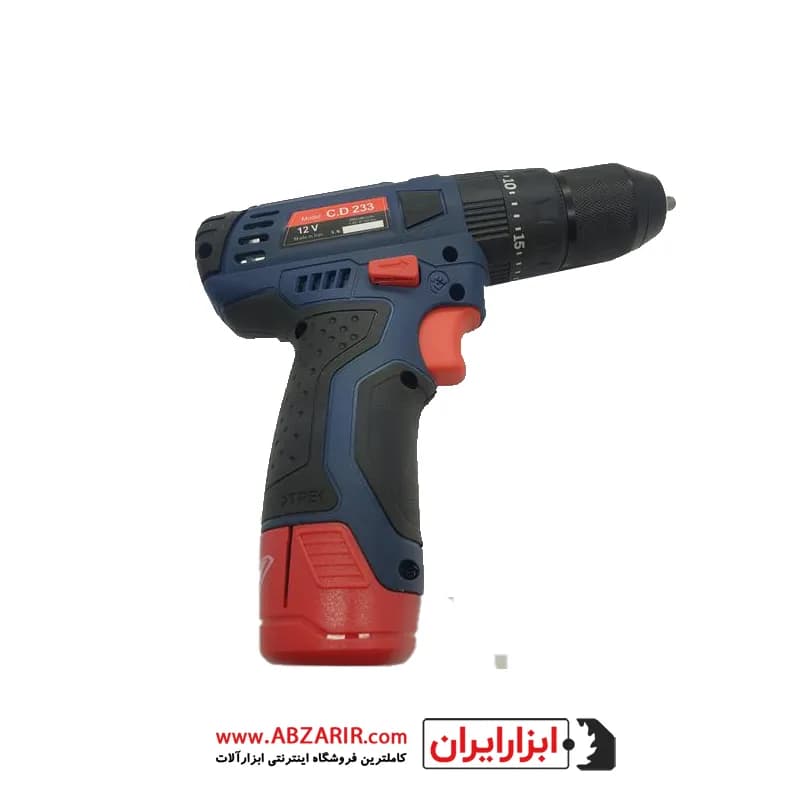 دریل شارژی 12 ولت چکشی المکس مدل C.D 233 — تصویر ۴
