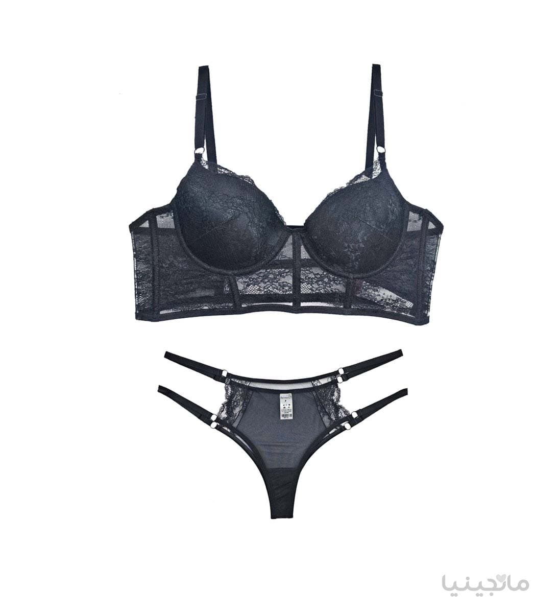 ست لباس زیر شورت و سوتین فانتزی نیمه بلند Bereta برتا کد 6041 — تصویر ۹
