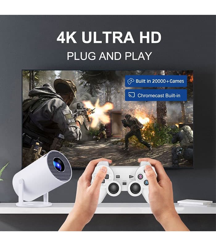 ویدیو پروژکتور مدل p30MAX به همراه دسته بازی — تصویر ۶