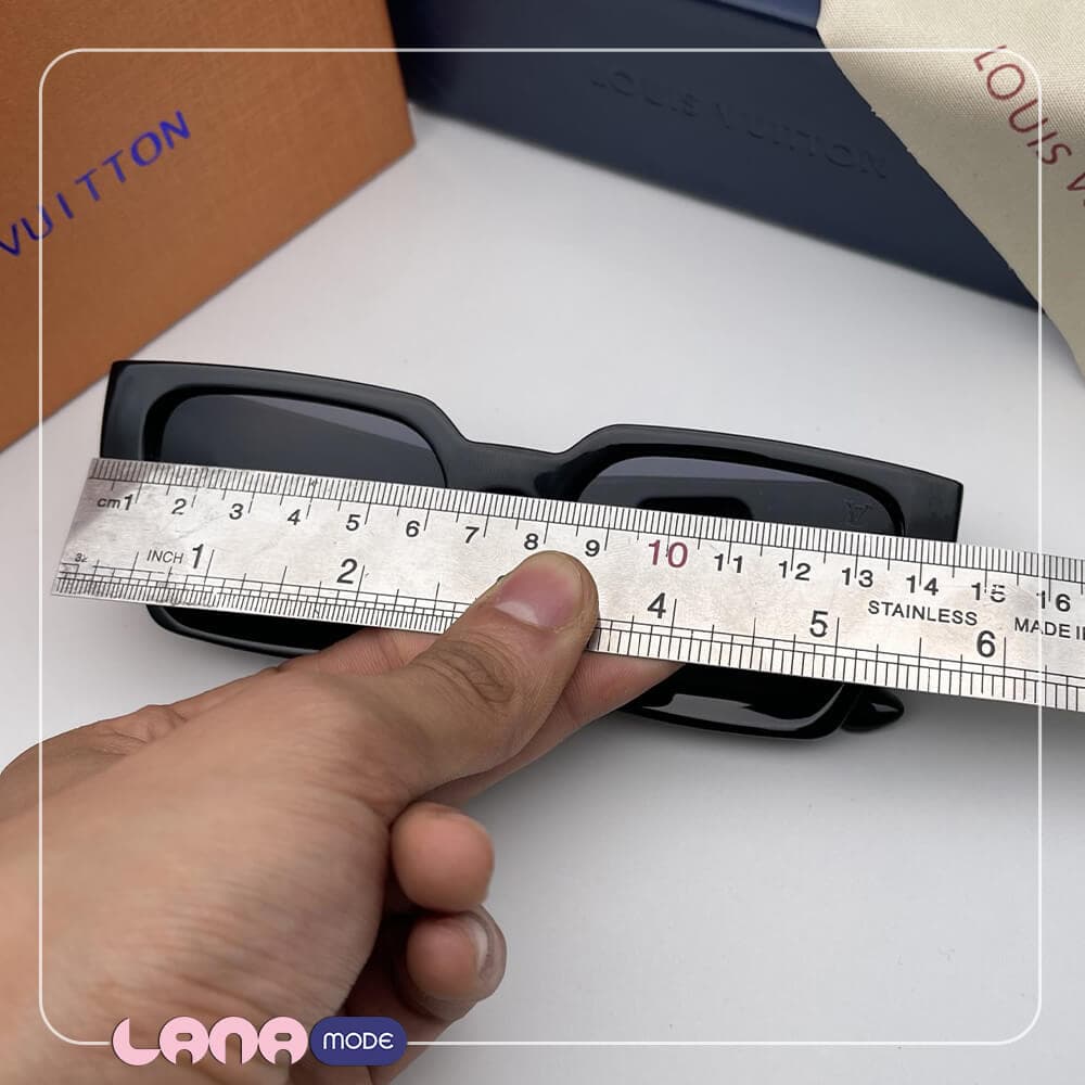 عینک برند لویی ویتون مشکی کد 03407 — تصویر ۸