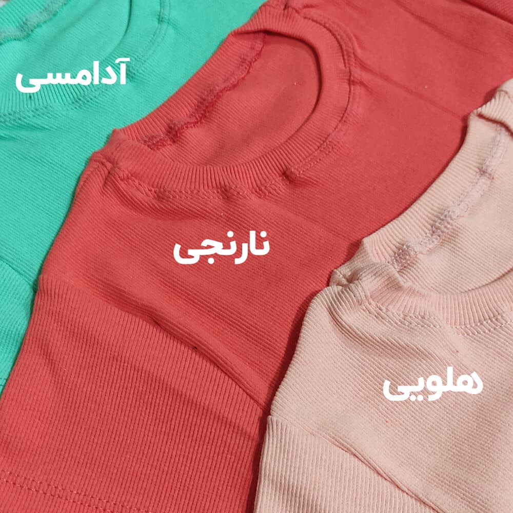 کراپ تاپ تیشرتی کد T2002 — تصویر ۳