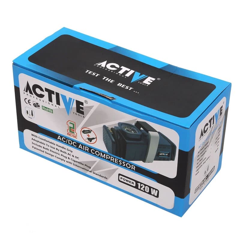 کمپرسور باد فندکی اکتیو مدل AC-1511D (12 ولت + 220 ولت) — تصویر ۲