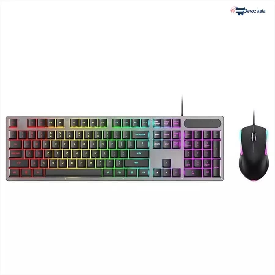 کیبورد و ماوس گیمینگ اچ پی مدل mouse and keyboard Gaming HP KM300F — تصویر ۲