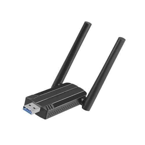 کارت شبکه بیسیم دو آنتن / دو بانده مدل ا HAYSENSER Wireless Dual Band Network USB 3.0 Adapter AX1800/ WiFi6 /2.4GHZ/5GHZ — تصویر ۴