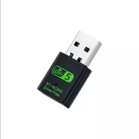 کارت شبکه بیسیم بلوتوث دو بانده مدل ا HAYSENSER Wireless dual Band Network USB Adapter AC600/2.4GHZ/5GHZ — تصویر ۲