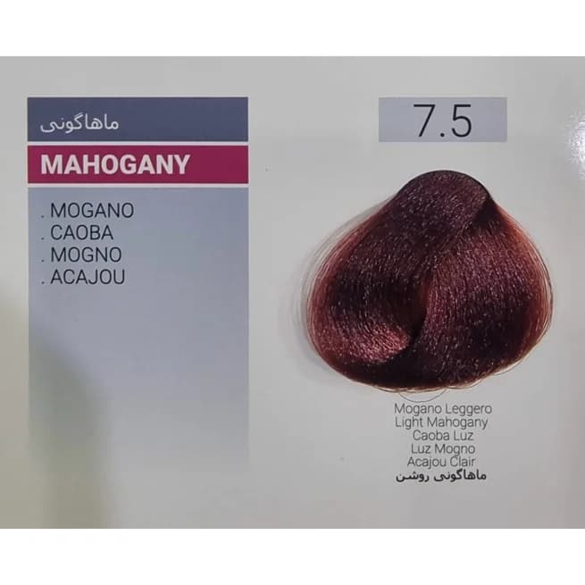رنگ مو الوکسین بدون آمونیاک سری ماهگونی (Mahogany Series)
