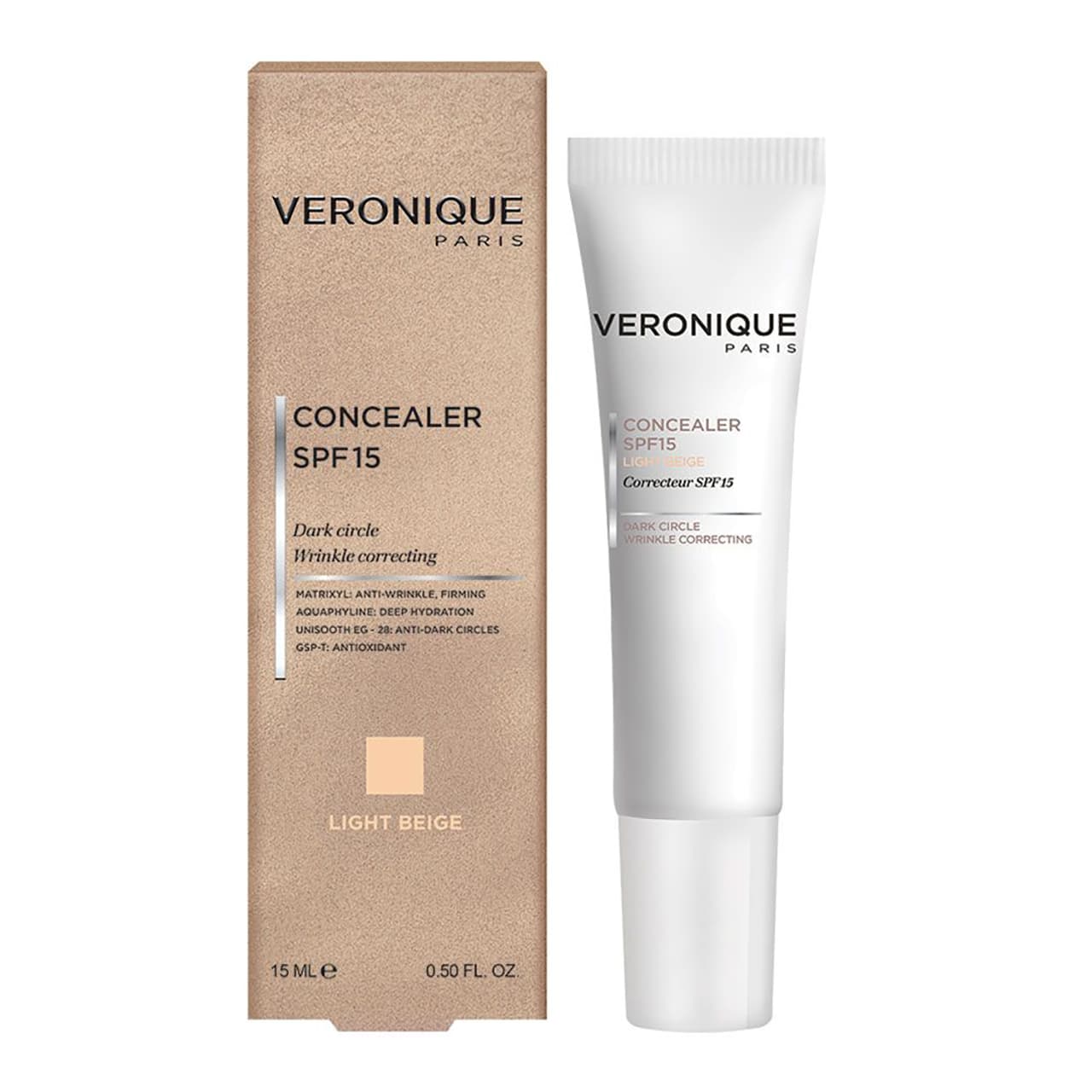 کانسیلر ورونیک مدل لایت بژ SPF15