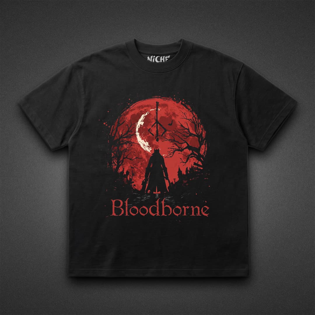 تیشرت Bloodborne طرح Blood Moon — تصویر ۶