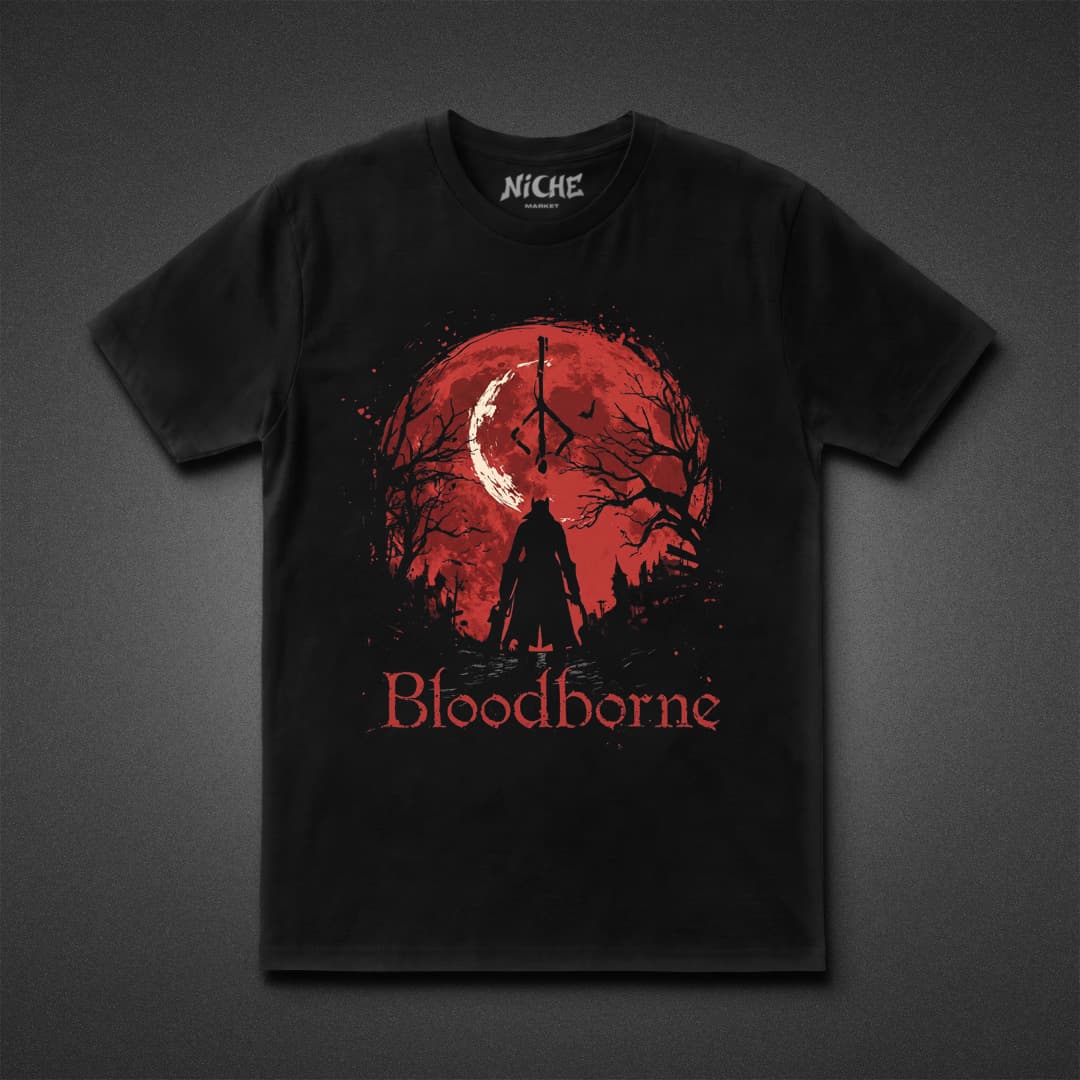 تیشرت Bloodborne طرح Blood Moon — تصویر ۷