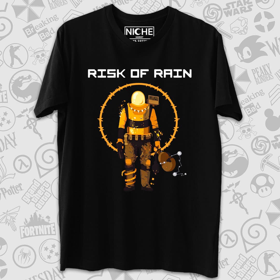 تیشرت Risk of Rain طرح Commando Front — تصویر ۲