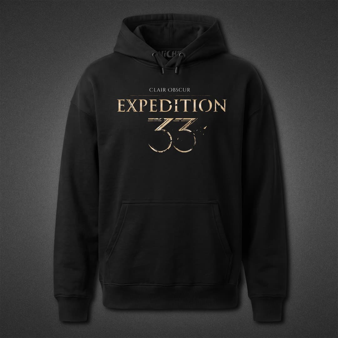 هودی مشکی Expedition 33 طرح Logo — تصویر ۳