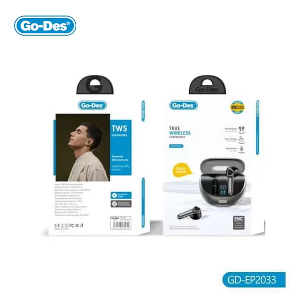 هدفن بلوتوثی گودس مدل GO-DES EP-2033 — تصویر ۲