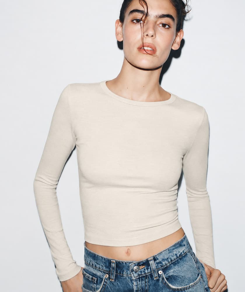 بلوز بیسیک Zara208 — تصویر ۱۱