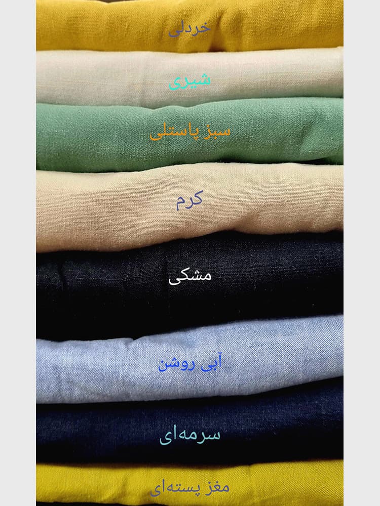 شلوار لینن ساده H&M204 — تصویر ۸
