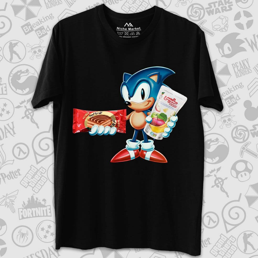 تیشرت Sonic طرح Sonic Cake and Sandis — تصویر ۲