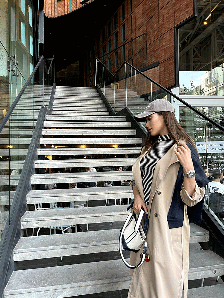 ترنچ کت Stradivarius 221 — تصویر ۸