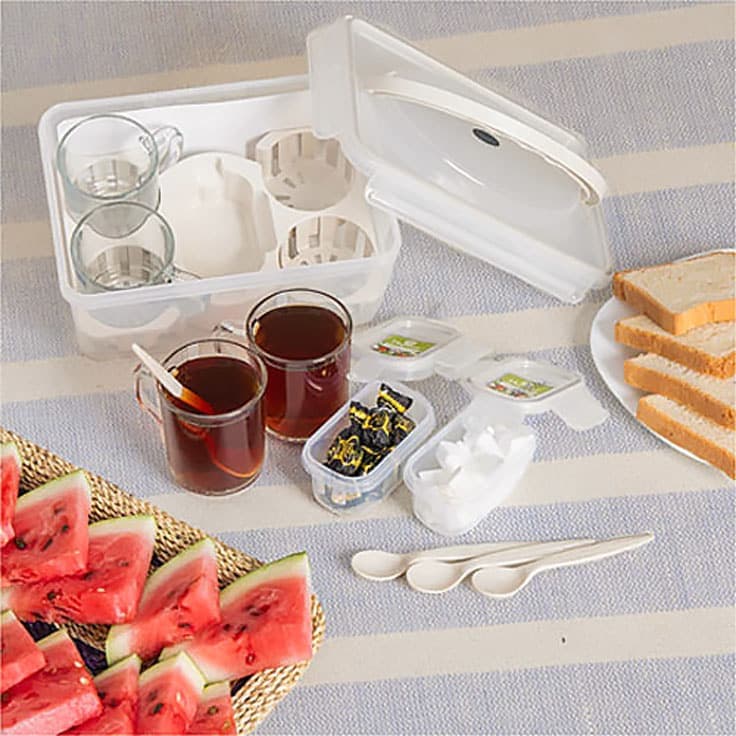 سرویس چای خوری دلنار 4 نفره هومکت — تصویر ۵