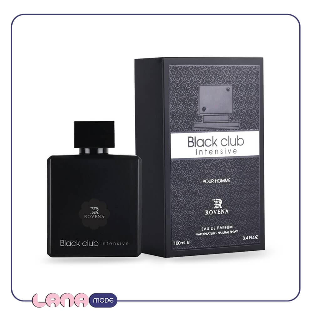 ادو پرفیوم مردانه روونا مدل Black Club حجم (100 میلی لیتر) — تصویر ۲