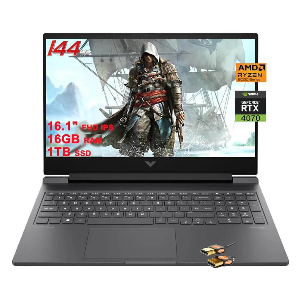 لپ تاپ اچ پی HP Victus 16 | Ryzen5-5600U | 16G | 512G | 4GB RTX 3050 | 16”FHD 144Hz (استوک) — تصویر ۷