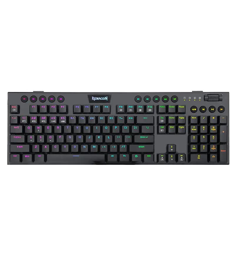 کیبورد بی سیم/باسیم ردراگون Horus K618 — تصویر ۴