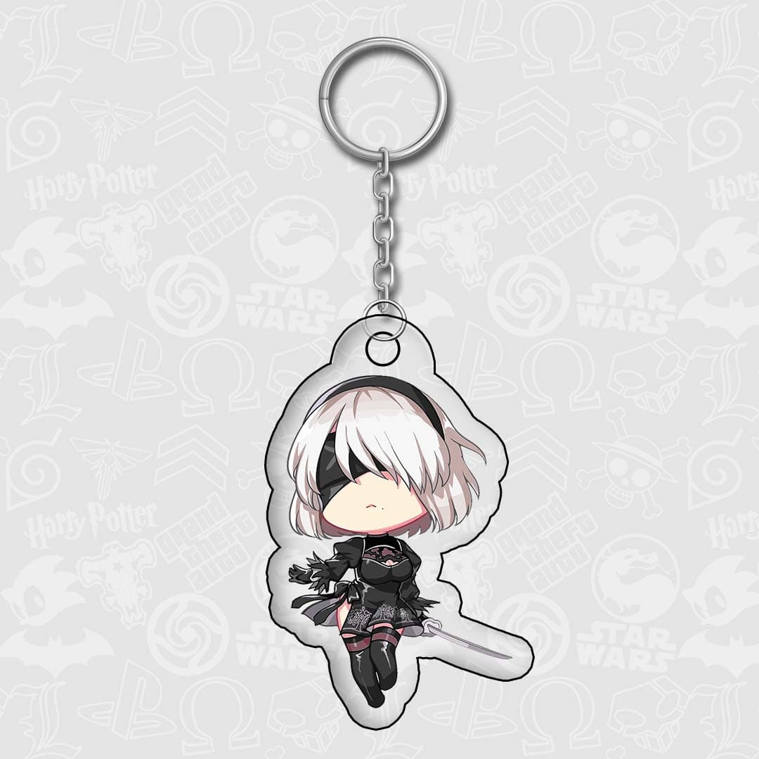 جاکلیدی NieR طرح Chibi 2B