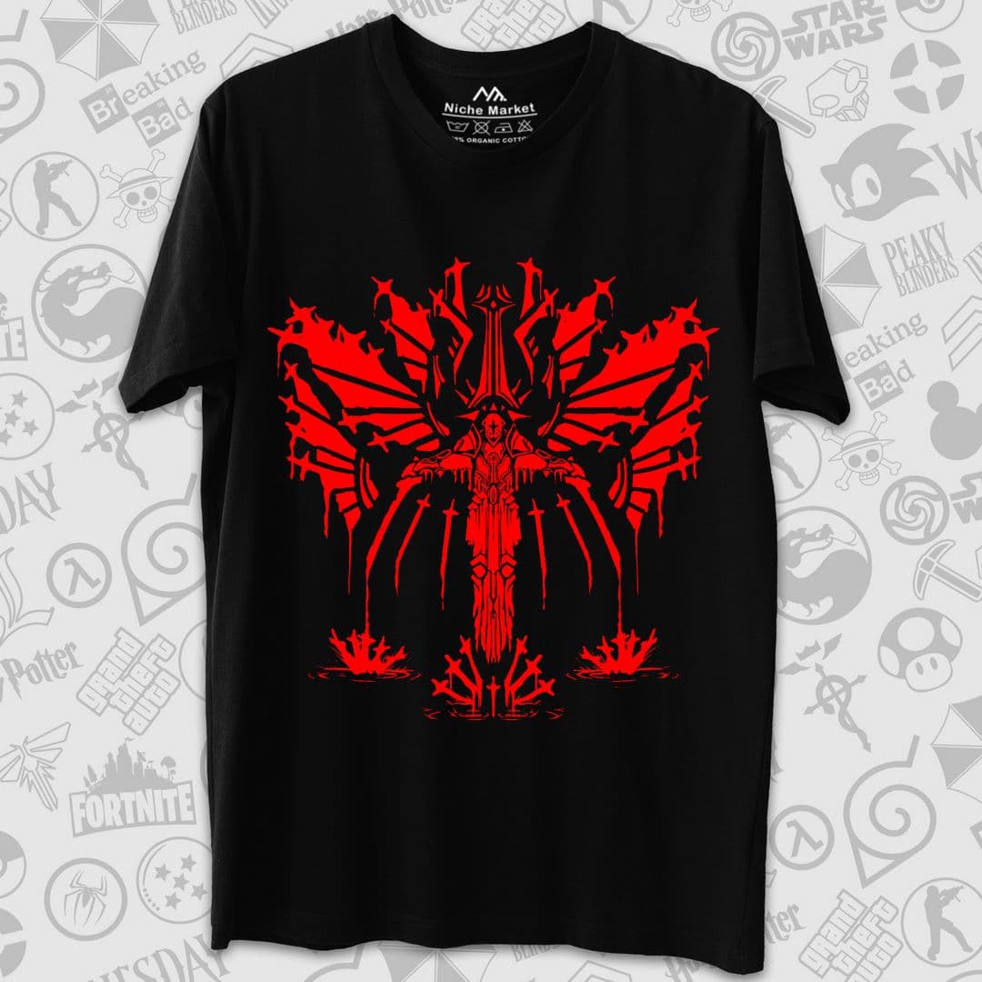 تیشرت Ultrakill طرح Gabriel Front Silhouette — تصویر ۲